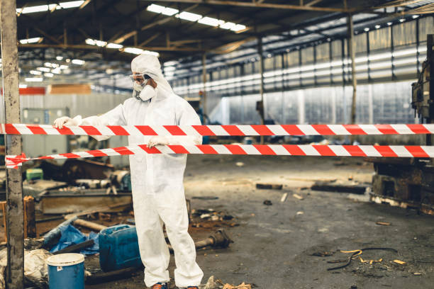 Professional Crime Scene Cleanup technician working in Concepcion, TX